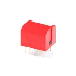 2.54mm RED DIP Side Dial Toggle Coding Switch Touch ON/Off DP 2P 3P 4P 5P 6P 8P DP-02P DP-06P DP-08P DP-4P DP-5P DP-3P 3Pcs(2P)