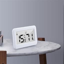 Electronic Digital Temperature and Humidity Meter Home Thermometer Indoor Alarm Clock Timing