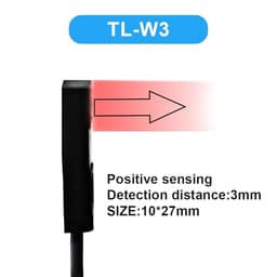 TL-W3 Series Square Switch Non-Flush DC 3-Wire Inductive Proximity Sensor