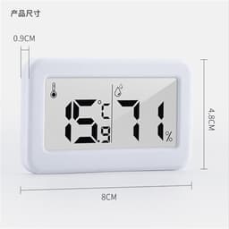 Electronic Digital Temperature and Humidity Meter Home Thermometer Indoor Alarm Clock Timing