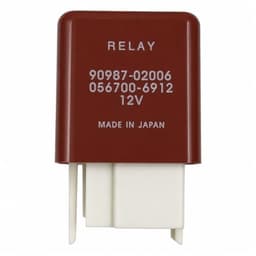 3-Pack 90987-02006 056700-6912 Multi-Purpose Relay 4-Pin 12V 40A SPST Plug-in Fits Toyota Camry Corolla 4Runner Highlander Lexus ES300 GS300