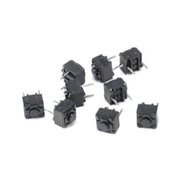 20Pcs Tact Switch Tactile Push Button Kit Height 6MM DIP 2P Micro 6x6 Key