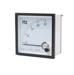 SQ-96-HZ Pointer Type AC 220V Analog Panel Frequency Meter Tester Gauge Indicator 45-55Hz 96x96mm 1Pcs