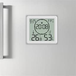 Temperature and Humidity Meter Clock Household Thermometer High-Precision Multi-Function Electronic Hygrometer