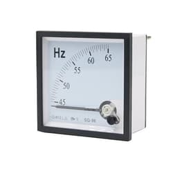 SQ-96-HZ Pointer Type AC 380V Analog Panel Frequency Meter Tester Gauge Indicator 55-65Hz 96x96mm 1Pcs
