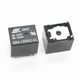 1pcs 5Pins Relay 12V for DC Coil Power Relays PCB 20A SRA-12VDC-CL