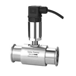 4-20mA RS485 Clamp DN50 DN25 Water Turbine Flow Meter Sensor