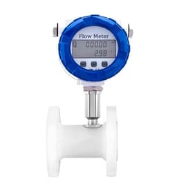 Liquid Flow Meter Sensor 4-20mA Signal DIN Flange