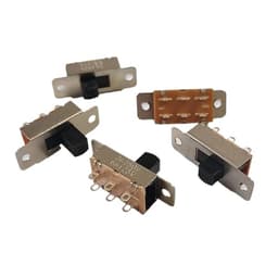 10pcs SS23F19 (2P3T) Handle Height 5/6/7/9/10MM 3GearLarge Current Toggle Slide DIP Switch 3/6A 250/125V(K034a027-G5)