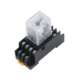 10PCS HH54P MY4NJ Plug-in Relay PYF14A DC/AC 12v 24v 36v 48v 110v 220v 5A Silver Contact 14pins 4PDT rele Socket