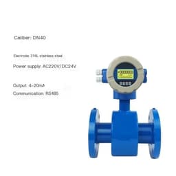 Electromagnetic Flow Meter Electronic Digital Display Integrated Pipeline Sensor(DN40 4-20mA+RS485)