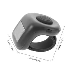 Digital Finger Counter Ring with Display, Portable Tally Device Black