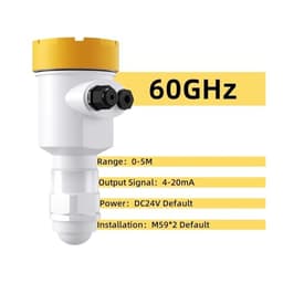 Radar Level Sensor DC24V 4-20mA RS485 2 Relays High Temperature