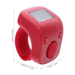 Digital Finger Hand Counter with Ring, Rechargeable 6 Digit Display