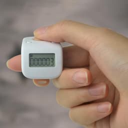 Rechargeable Silicone Finger Counter, Digital Silent Tally Counter