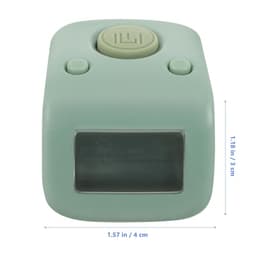 Silicone Digital Finger Counter with Ring, Six-digit Electronic Screen