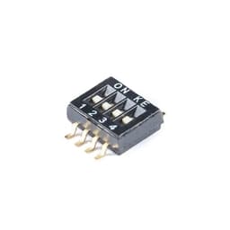 5Pcs Toggle Switch SMD SMT Slide Type 1P 2P 3P 4P 5P 6P 8P 1.27mm Position Way DIP Black Pitch Snap(4 Positions)