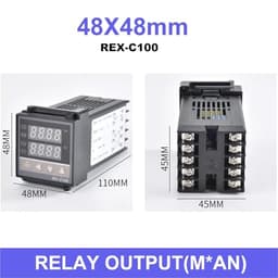 PID Digital Temperature Controller REX-C100 C400 C700 C900 Thermostat