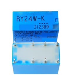 10Pcs RY5W-K RY-5W-K 5VDC RY12W-K RY-12W-K 12VDC RY24W-K RY-24W-K 24VDC DIP-8 1A 5V 12V 24V Signal Relay(12v)