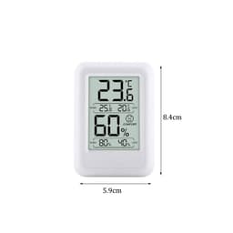 ABS Digital Display Temperature Humidity Meter Household Greenhouse Breeding Record Monitoring