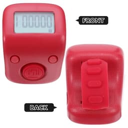 Rechargeable Digital Finger Counter 6 Digit Display with Ring
