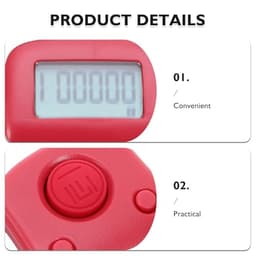 Digital Finger Hand Counter with Ring, Rechargeable 6 Digit Display