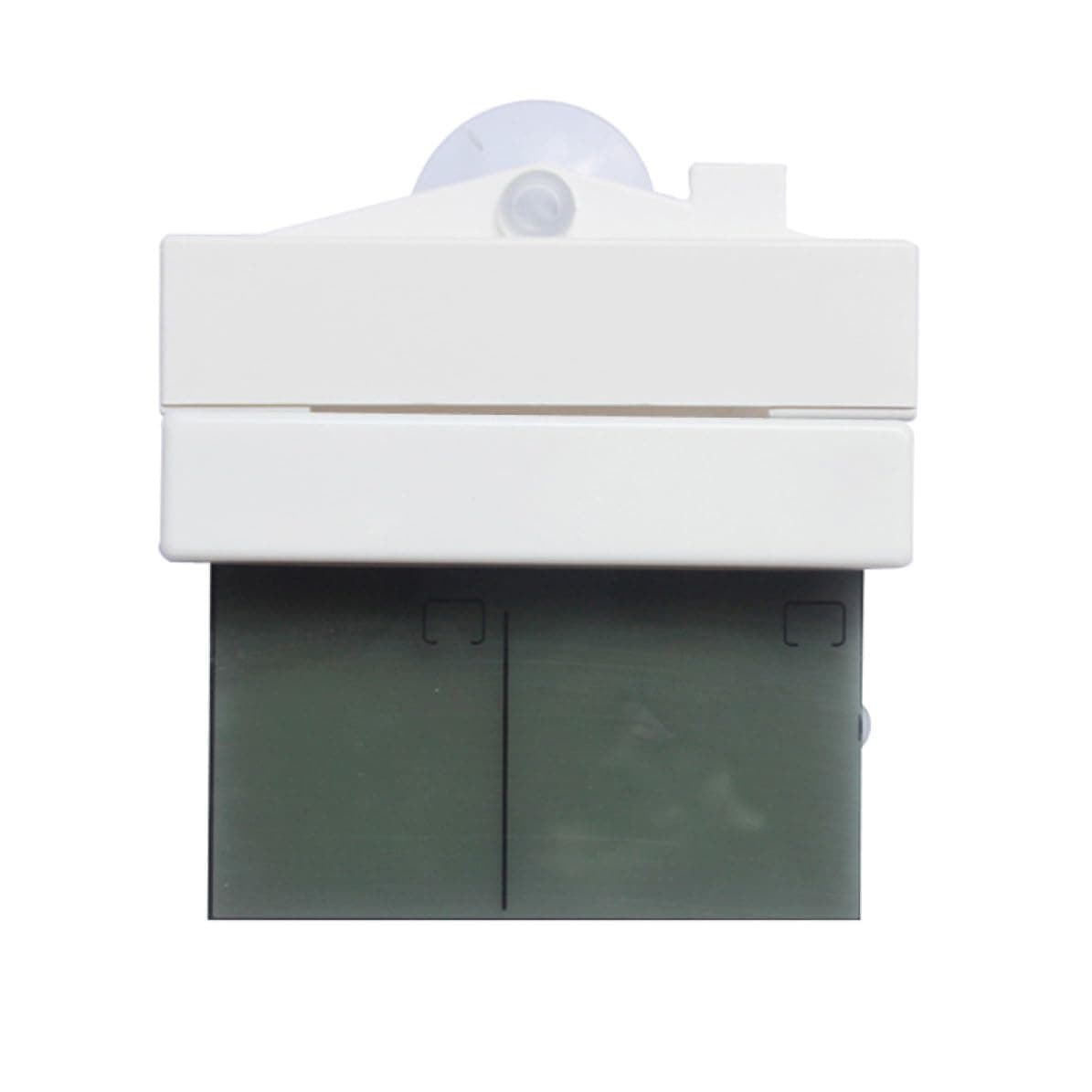 Temperature Humidity Meter White LCD Display Suction Cup Indoor Outdoor