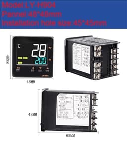 Large Digital PID Temperature Controller Heating Cooling Regulator