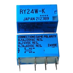 10Pcs RY5W-K RY-5W-K 5VDC RY12W-K RY-12W-K 12VDC RY24W-K RY-24W-K 24VDC DIP-8 1A 5V 12V 24V Signal Relay(12v)