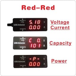 LED Digital USB Voltage Current Meter Tester Power Detector Charger