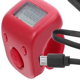 Rechargeable Silent Finger Counter with Ring, Lightweight Digital