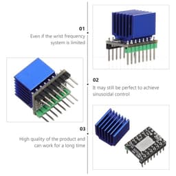 5pcs Tmc2225 Stepper Motor Driver Module Quiet Printing ABS
