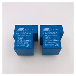 5 Pcs 30A 4 Pin Power Relay SLA-12VDC-SL-A 12V DC PCB Type