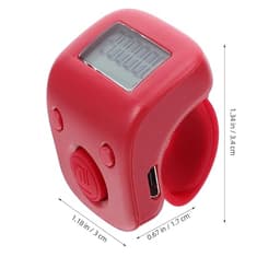 Rechargeable Digital Finger Counter 6 Digit Display with Ring