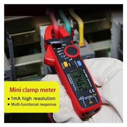 Resistance Tester Mini Digital AC DC Current Clamp Meter Voltage Voltmeter 100A Ammeter Pliers Electrical Frequency