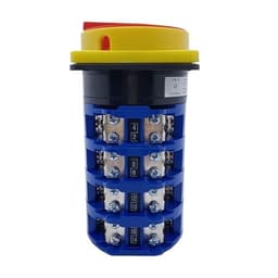 LW26GS-125A Padlock Positions Changeover Selector Panel Mounted Rotary Cam Switch(1P 4Terminals)