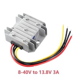 1pcs Boost Buck 12V 24V 8-40V to 13.8V DC Converter to 1A-55A Voltage Regulator Car Truck Boat Waterproof(3a)