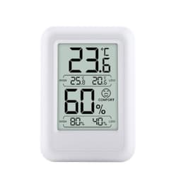 ABS Digital Display Temperature Humidity Meter Household Greenhouse Breeding Record Monitoring
