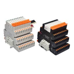 10PCS DIN Rail Relay Module HF 41F with LED 6A Slim 5V 12V 24V High Frequency 41F-5-ZS 41F-12-ZS 41F-24-ZS(24V Black)