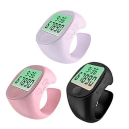 ljhnba Digital Rings Counter 5CH Accurate Count Tracking and Time Display for Mindfulness and Spiritual Activity Praying Counting Tool