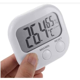 ABS Square Mini Electronic Digital Display Temperature Humidity Meter Indoor