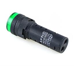 GUMMMY 10PCS Buzzer AD16-16SM 12V 24V 220V 16mm Sound and Light Flashing Buzzer Alarm AD16-16SM (Color : Red, Size : 12V)