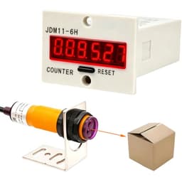 BAUSATZ 6-Digit Digital LED Counter 0-999999 Photoelectric Totalizer