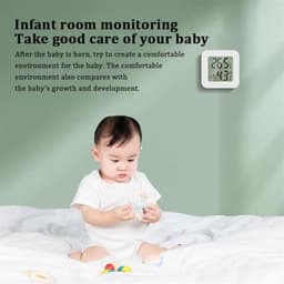 Indoor LCD Digital Thermometer Hygrometer Temperature Humidity Meter