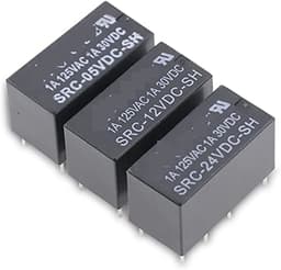 Relay 50PCS Signal SRC-05VDC- 12VDC 24VDC-SH 1A 8PIN