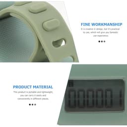 Silicone Digital Finger Counter with Ring, Six-digit Electronic Screen