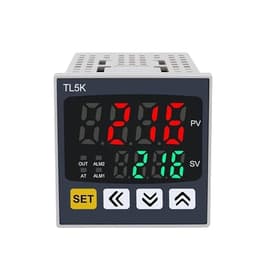 Muilt Input SSR+Relay 4-20mA Output PID Digital Display Temperature Controller Instrument 110VAC to 240VAC(48x48 SSR Relay 2ALM)