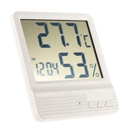 High-Accuracy LCD Digital Thermometer Hygrometer Electronic Temperature Humidity Meter Clock Weather Station Indoor