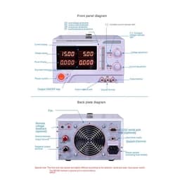Switching Regulated DC Adjustable 60V 15A Bench Power Supply(Usb-60v 15a 10mv 10ma,110V)