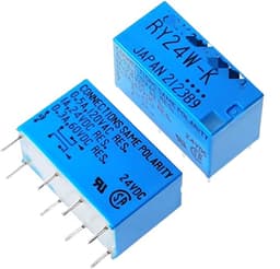 Relay 5PCS RY5W-K RY-5W-K 5VDC RY12W-K RY-12W-K 12VDC RY24W-K RY-24W-K 24VDC DIP-8 1A 5V 12V 24V Signal(12v)